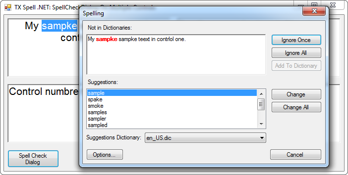 Customizable event-based SpellCheckDialog Customizable event-based SpellCheckDialog