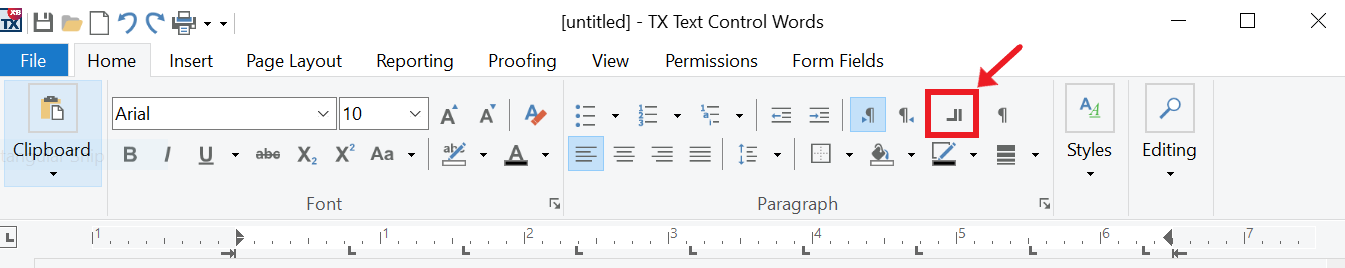 Reaching tabs dialog