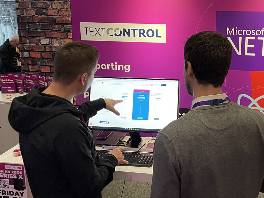 Text Control at NDC London 2023 Text Control at NDC London 2023