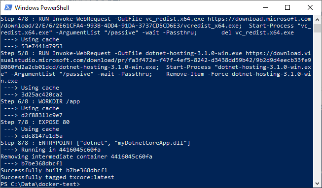 Creating the Web API