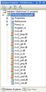 TX Text Control .NET for Windows Forms ClickOnce Deployment
