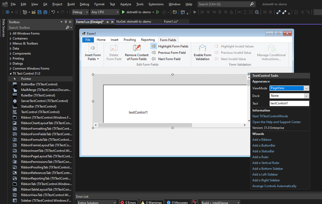 .NET Core Support .NET Core Support