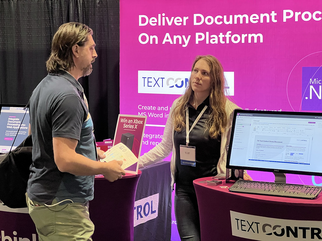Text Control at DEVintersection Spring 2022 Text Control at DEVintersection Spring 2022
