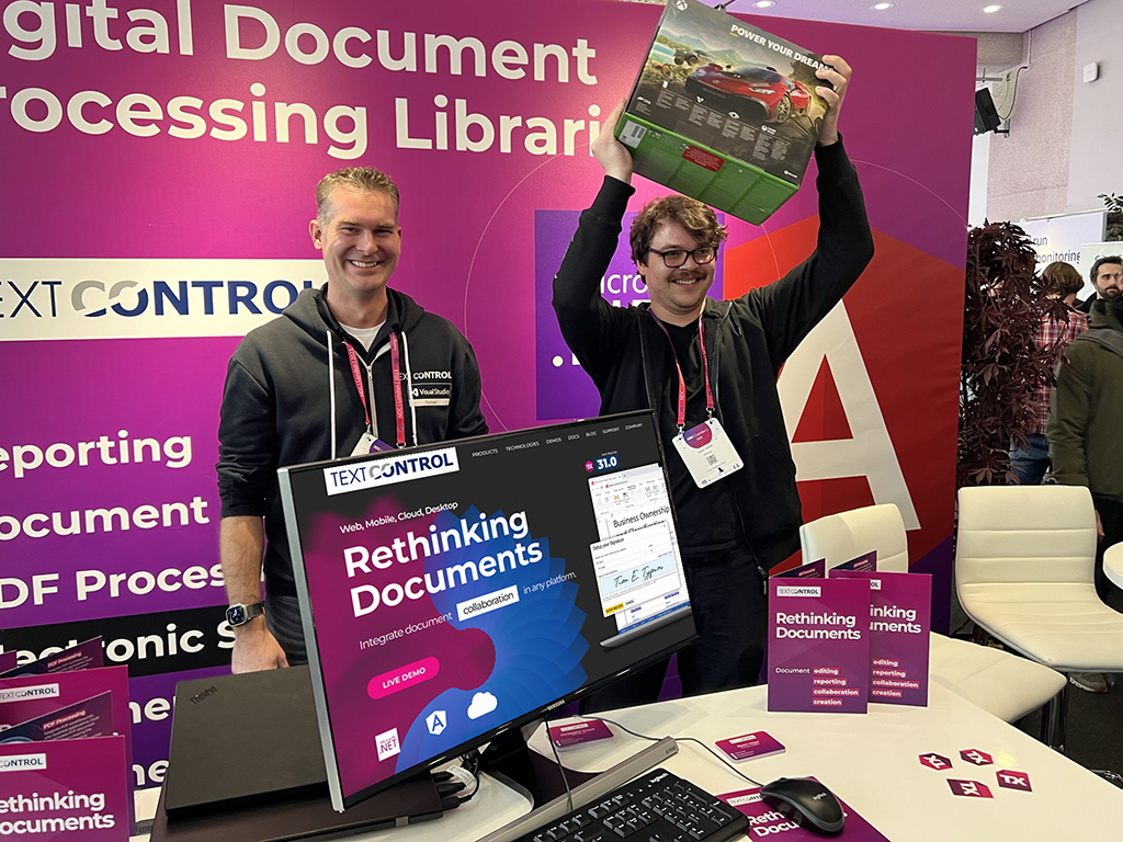 Text Control at NDC London 2023 Text Control at NDC London 2023