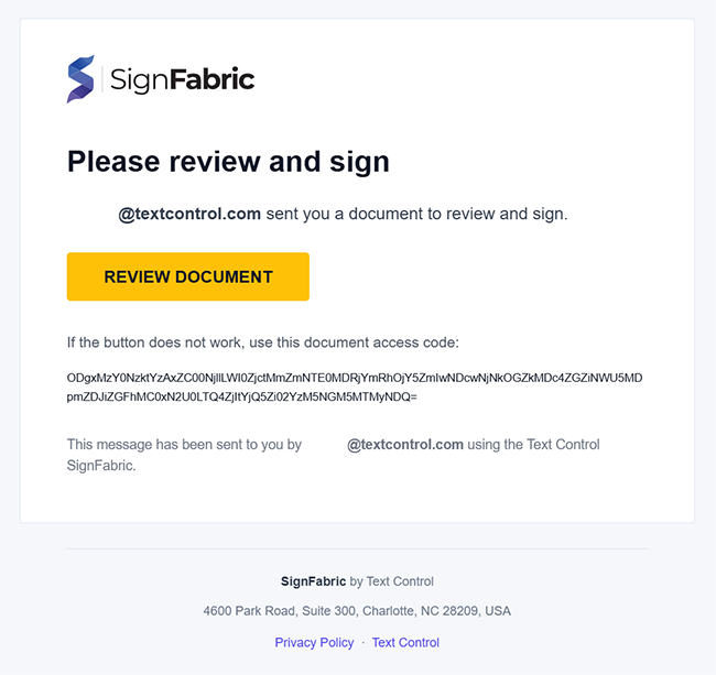 SignFabric User Interface SignFabric User Interface