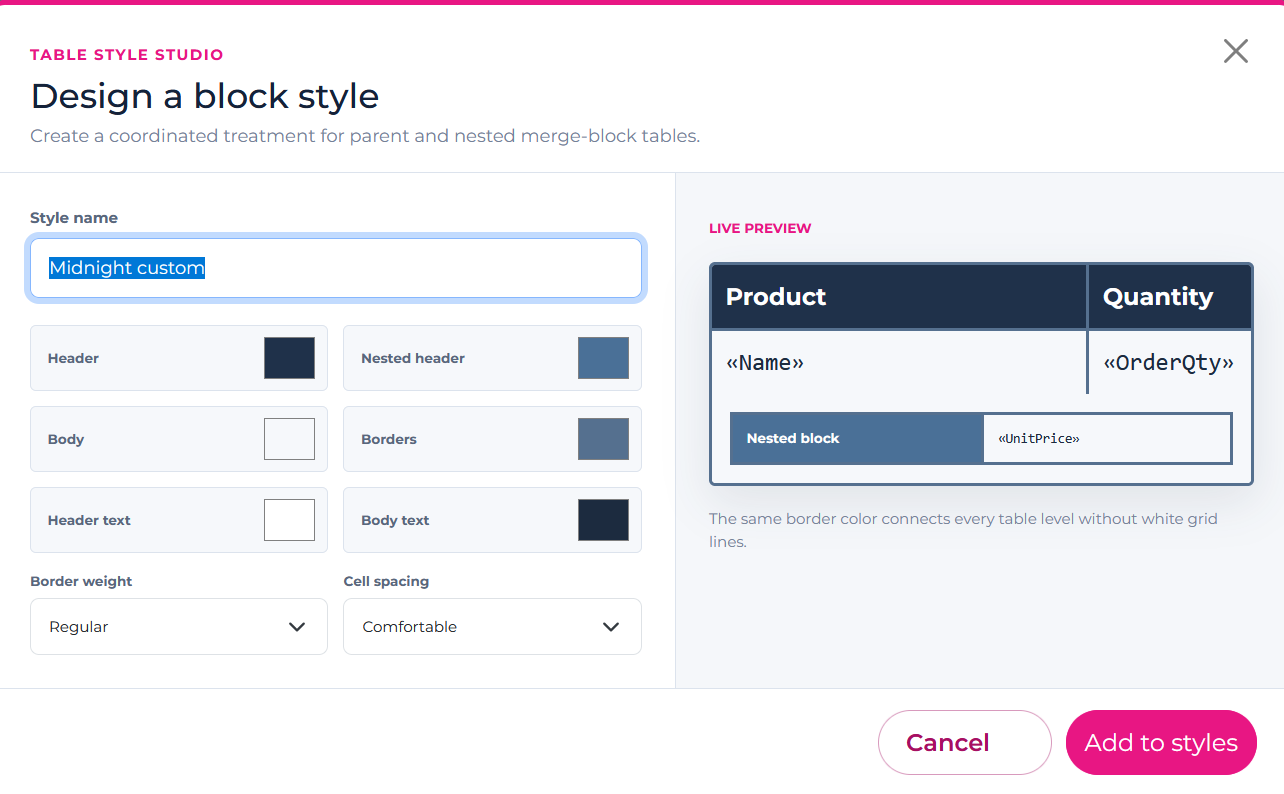 Mail Merge Template Assistant Block Designer Mail Merge Template Assistant Block Designer