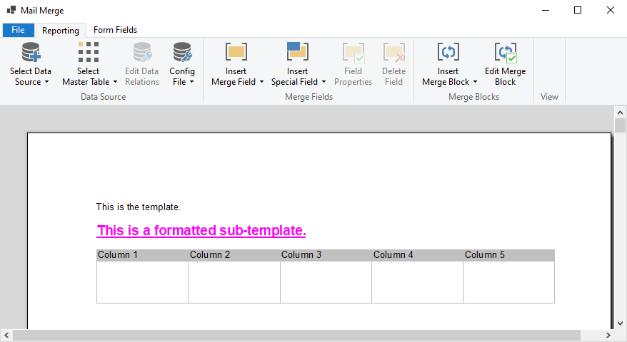 Creating documents with TX Text Control