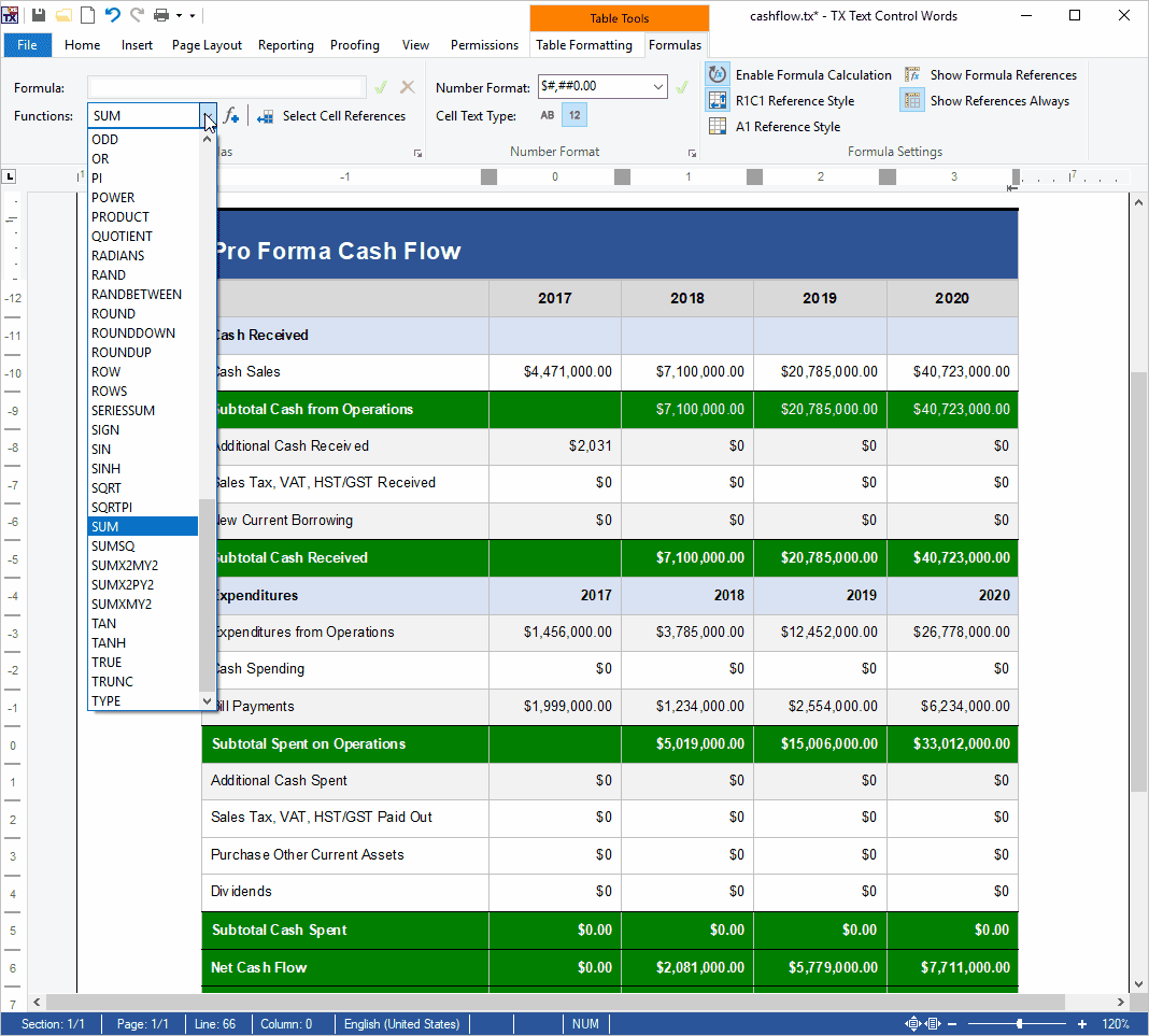 Excel compatible formulas Excel compatible formulas