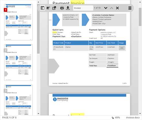 New DocumentViewer rolled out to the ReportingCloud portal New DocumentViewer rolled out to the ReportingCloud portal