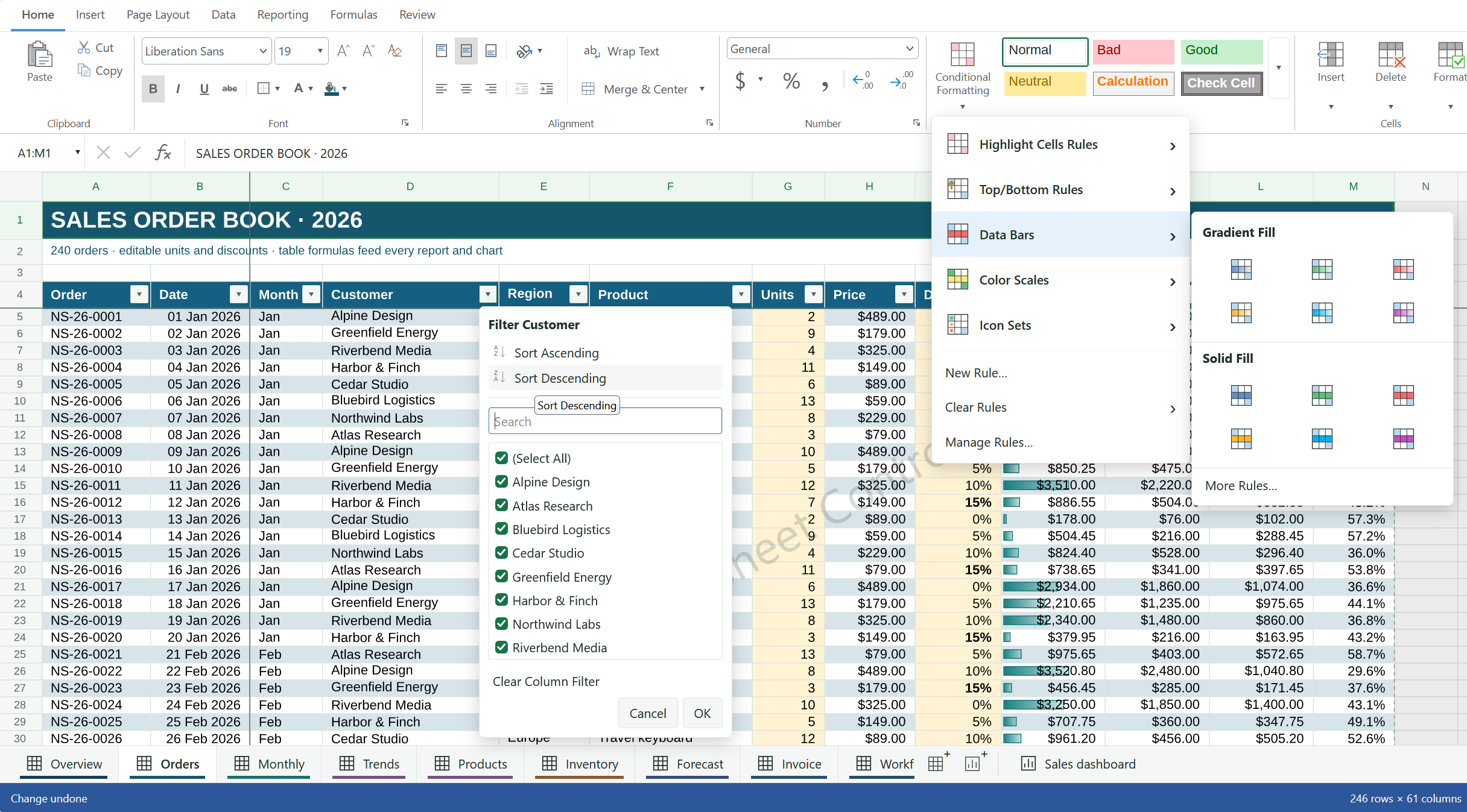 TX Sheet Control Spreadsheet Lists