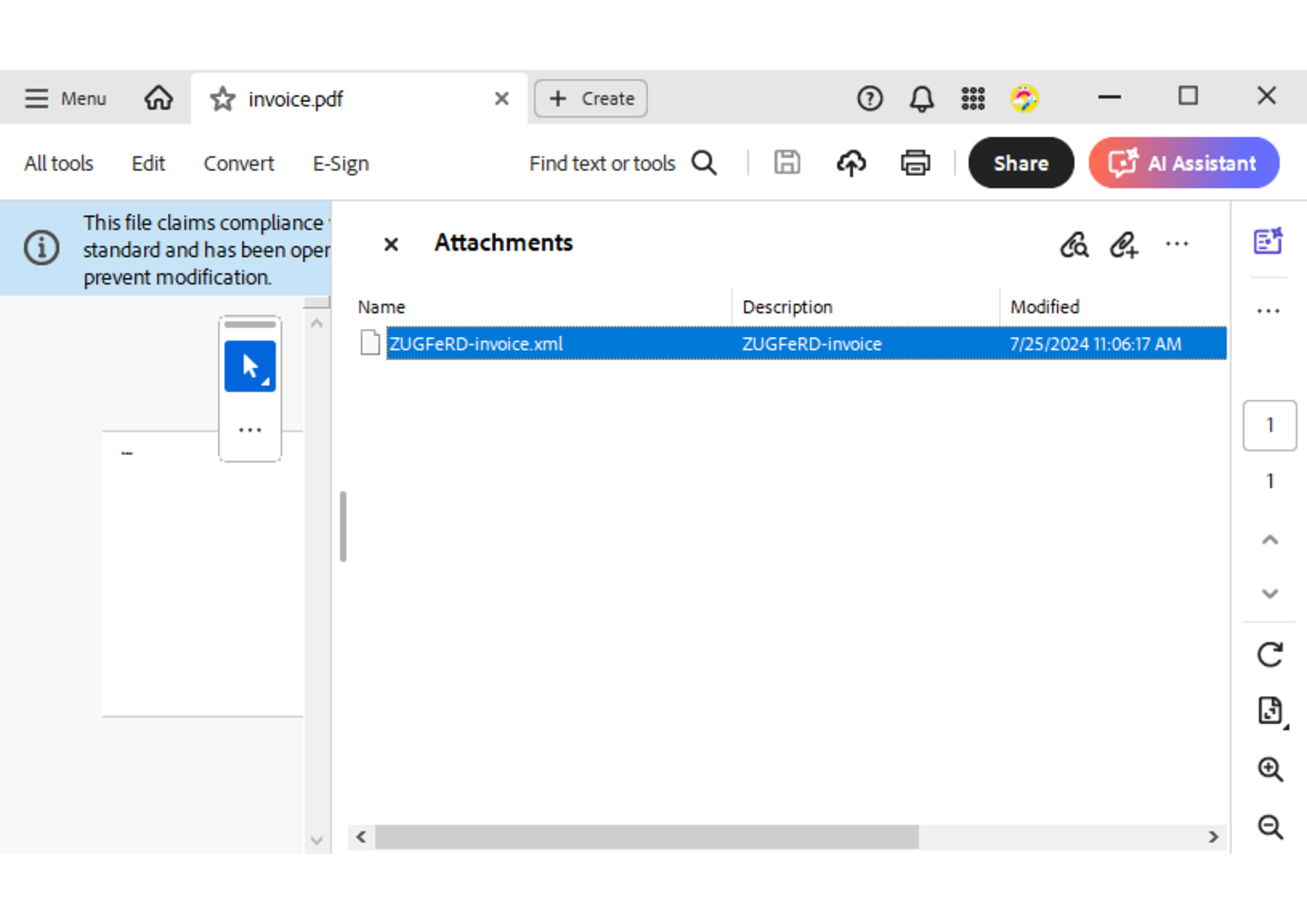 PDF/A-3 with embedded files PDF/A-3 with embedded files