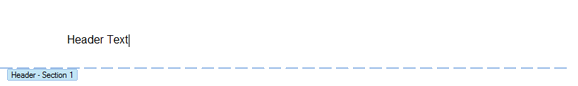 Header footer frame style Header footer frame style