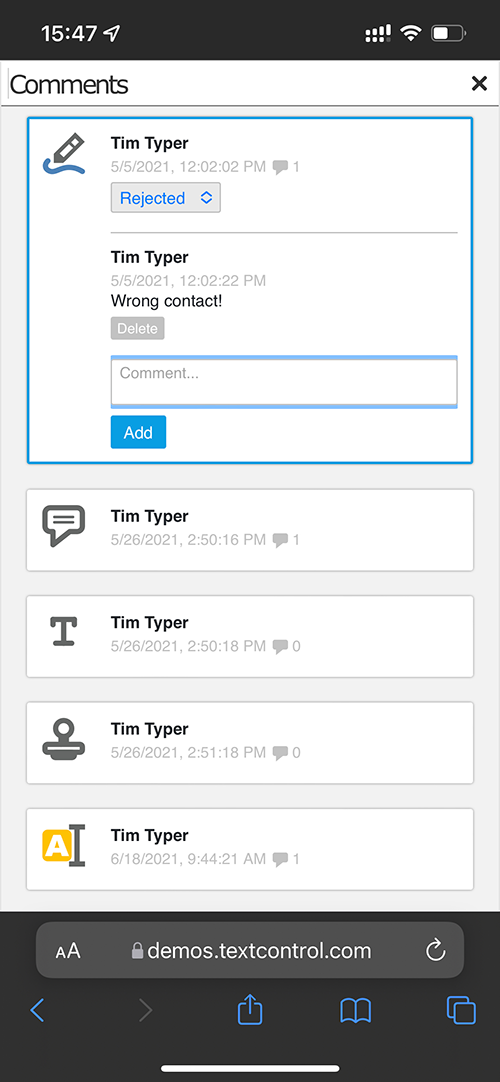 TX Text Control DocumentViewer
