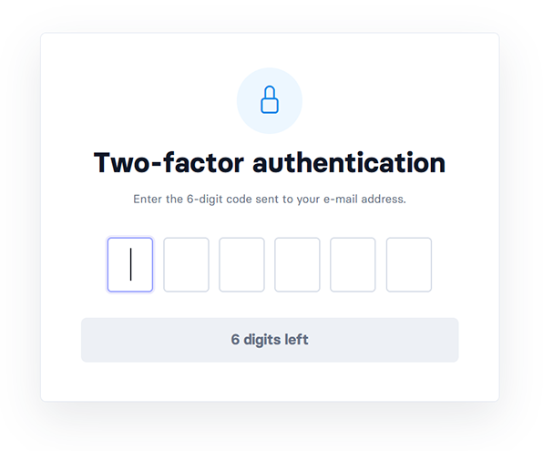 Login with Two-Factor Authentication Login with Two-Factor Authentication