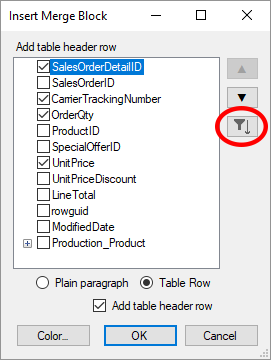 Data Shaping in TX Text Control X16