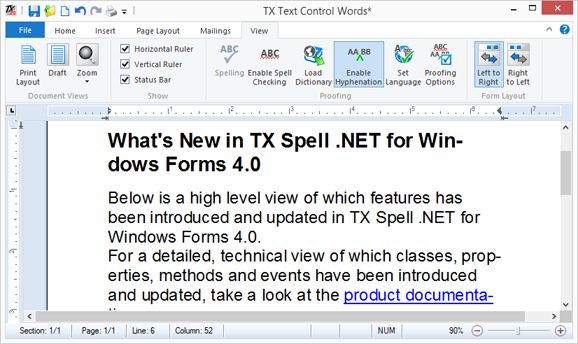 Multilingual hyphenation support Multilingual hyphenation support