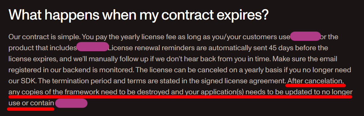 Non-perpetual licensing is not sustainable Non-perpetual licensing is not sustainable