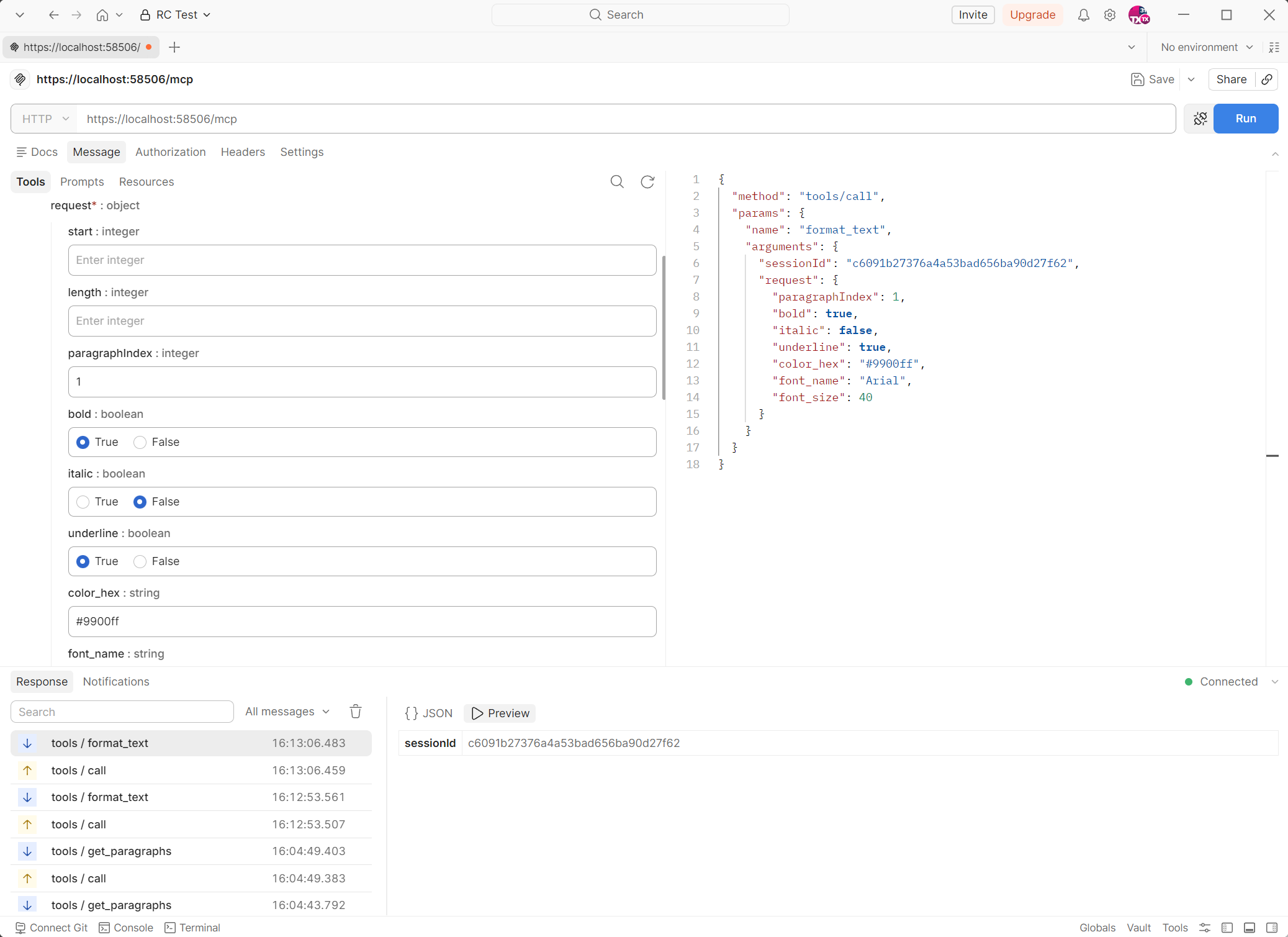 Step 3: Formatting text