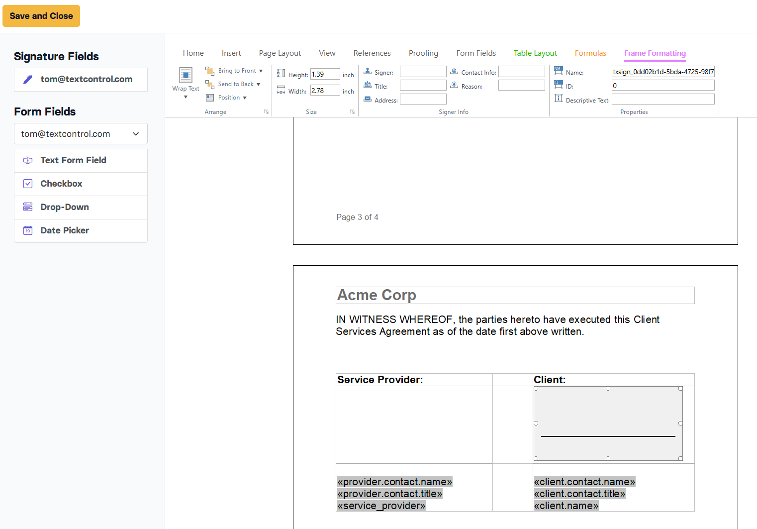 Document Editor Document Editor
