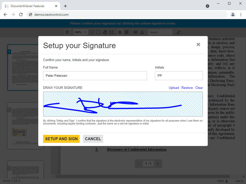 Electronic signature workflows Electronic signature workflows