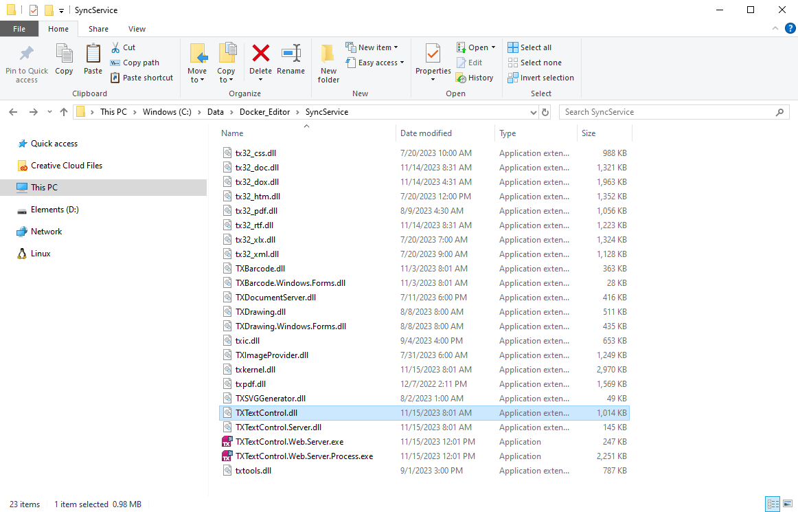 Updating TX Text Control Updating TX Text Control