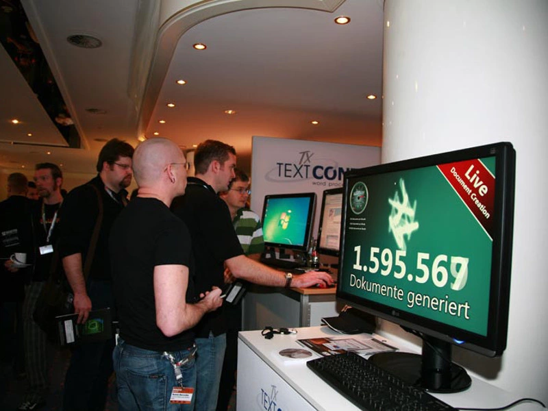 TX Text Control booth TX Text Control booth