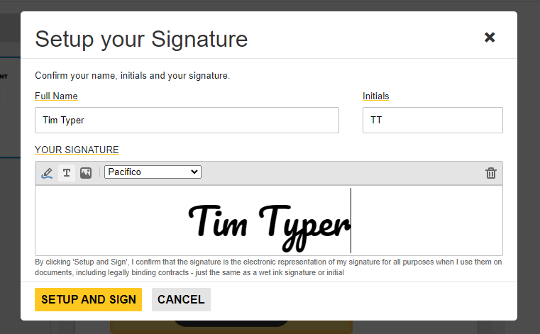 Custom fonts for signatures Custom fonts for signatures