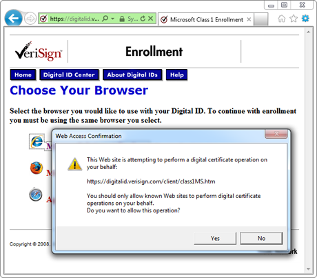 Get your Digital ID for Secure E-Mail Get your Digital ID for Secure E-Mail
