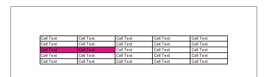 Tables in TX Text Control