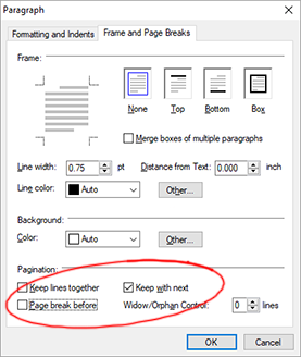 Sneak Peek X15: Keeping table rows together