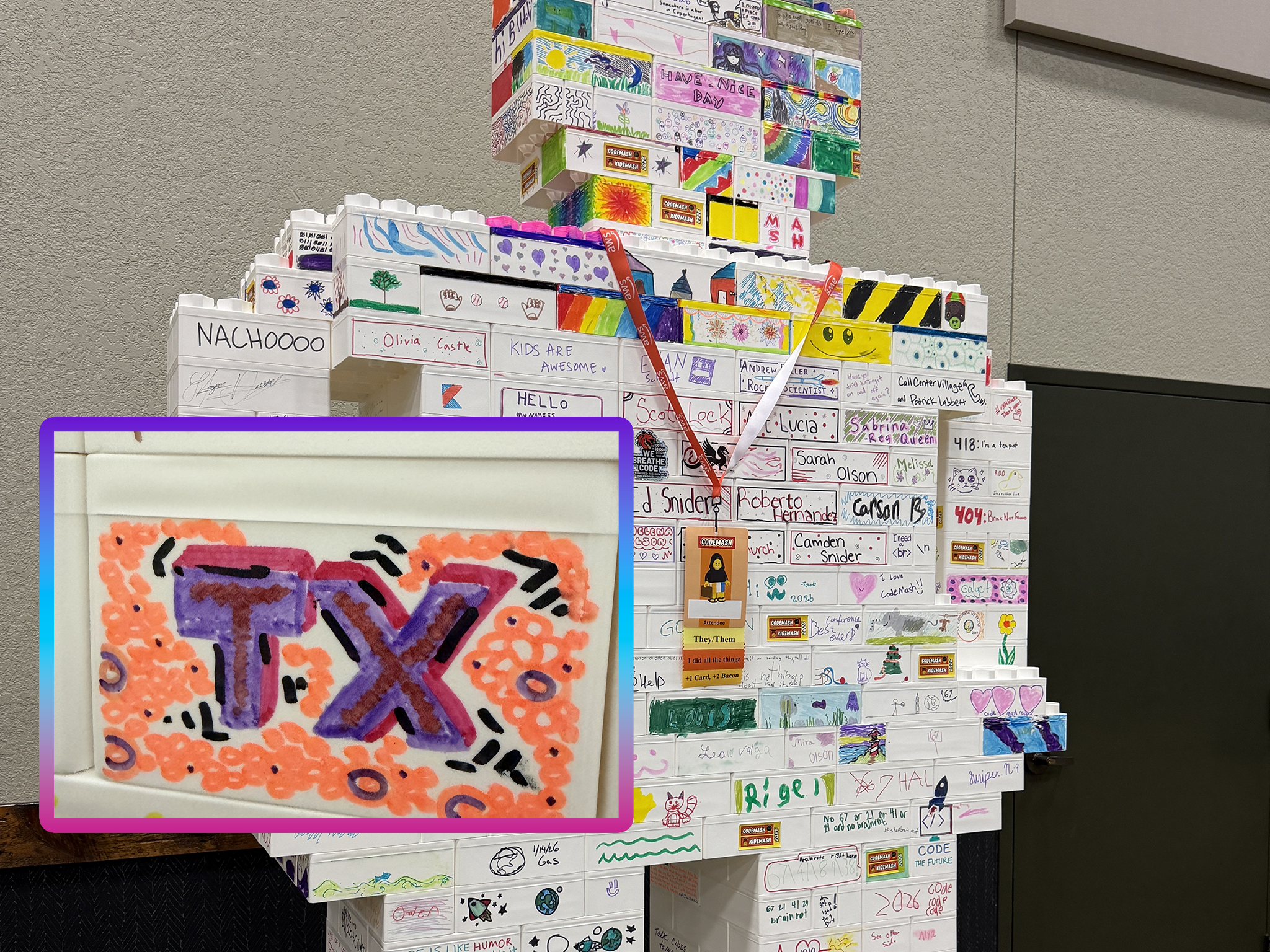 LEGO robot at CodeMash