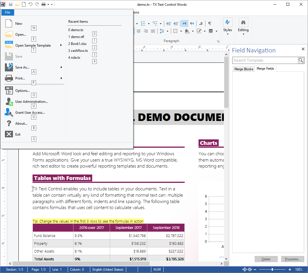 Extended ribbons: Key tips and quick access toolbar Extended ribbons: Key tips and quick access toolbar