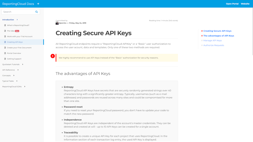 Create secure API keys for your apps