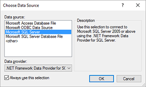 DatabaseConnectionDialog DatabaseConnectionDialog