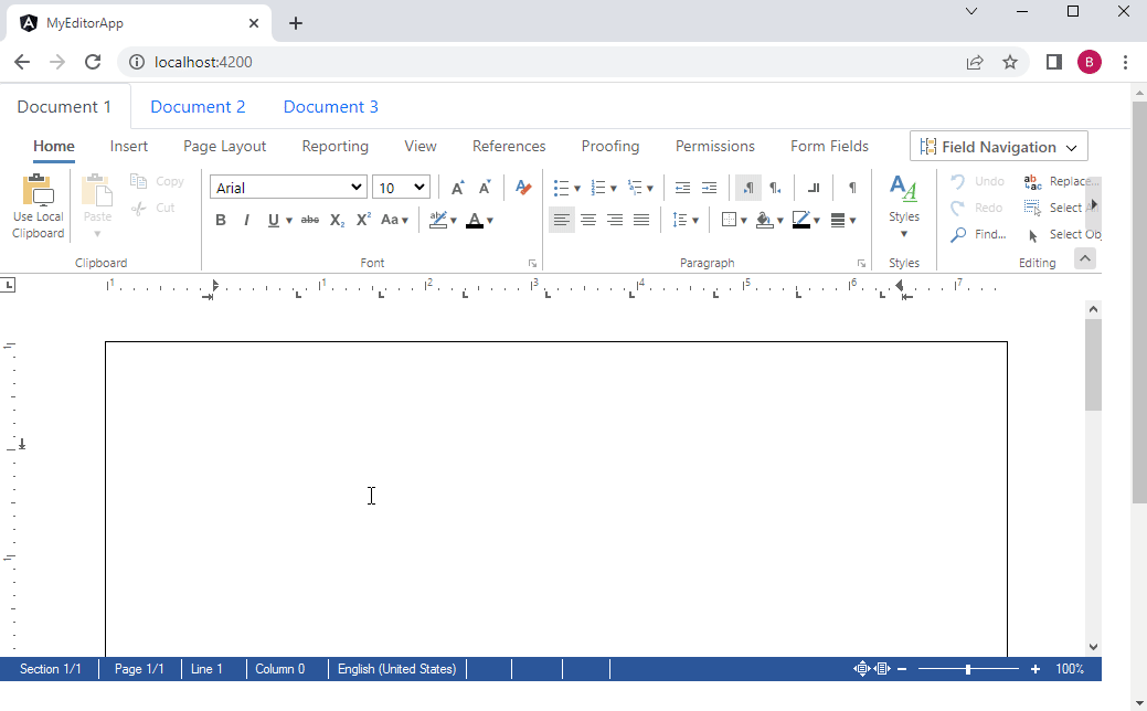 TX Text Control Angular in Bootstrap Tabs TX Text Control Angular in Bootstrap Tabs