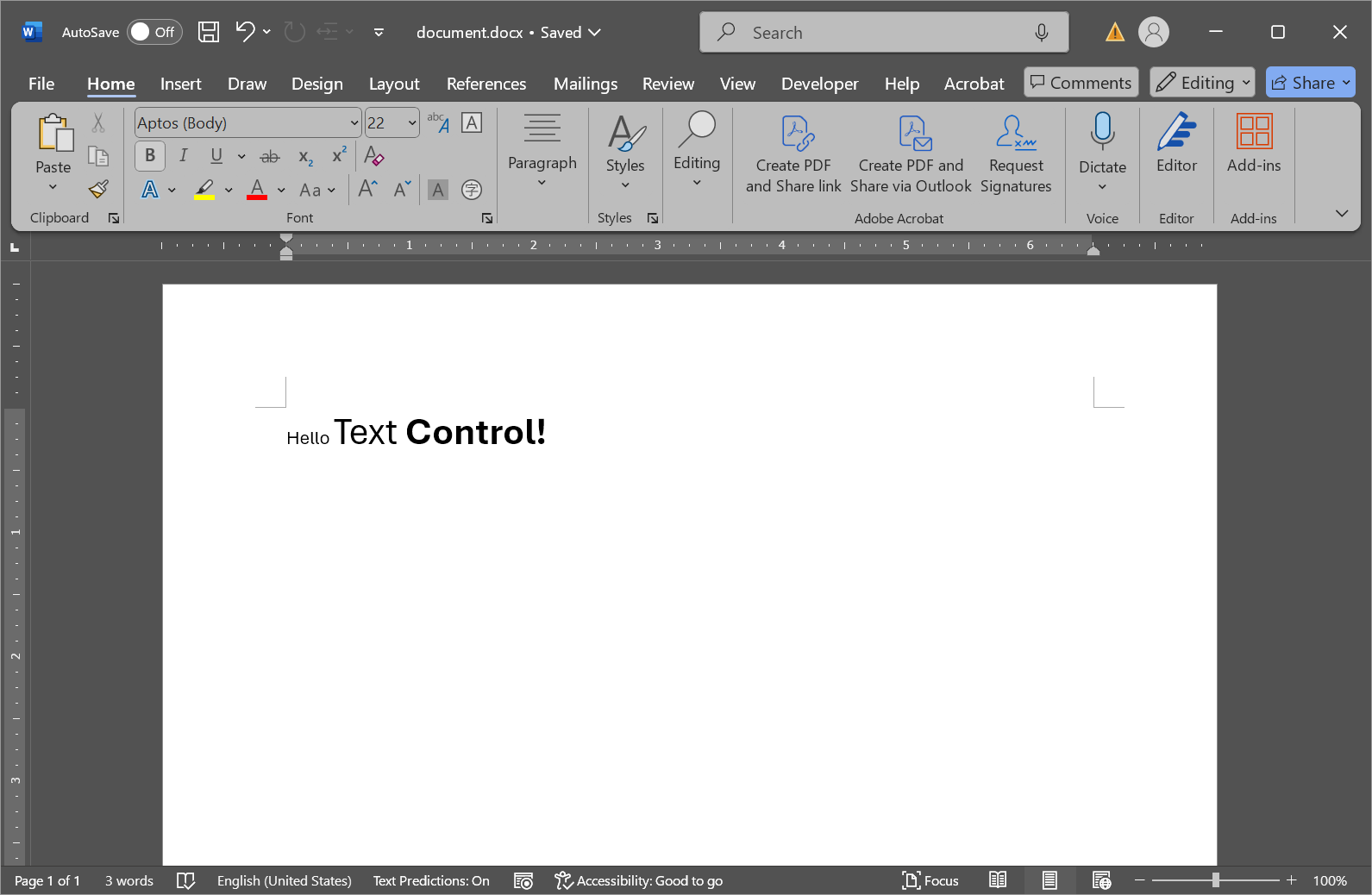 MS Word Document