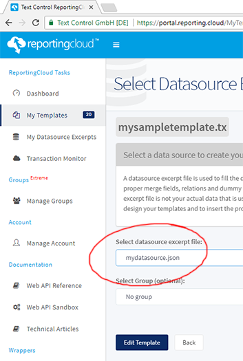 Merging nested repeating blocks in ReportingCloud