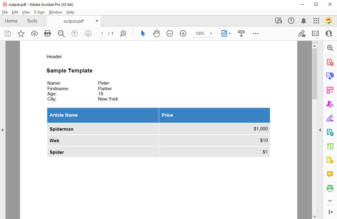 Creating documents with TX Text Control