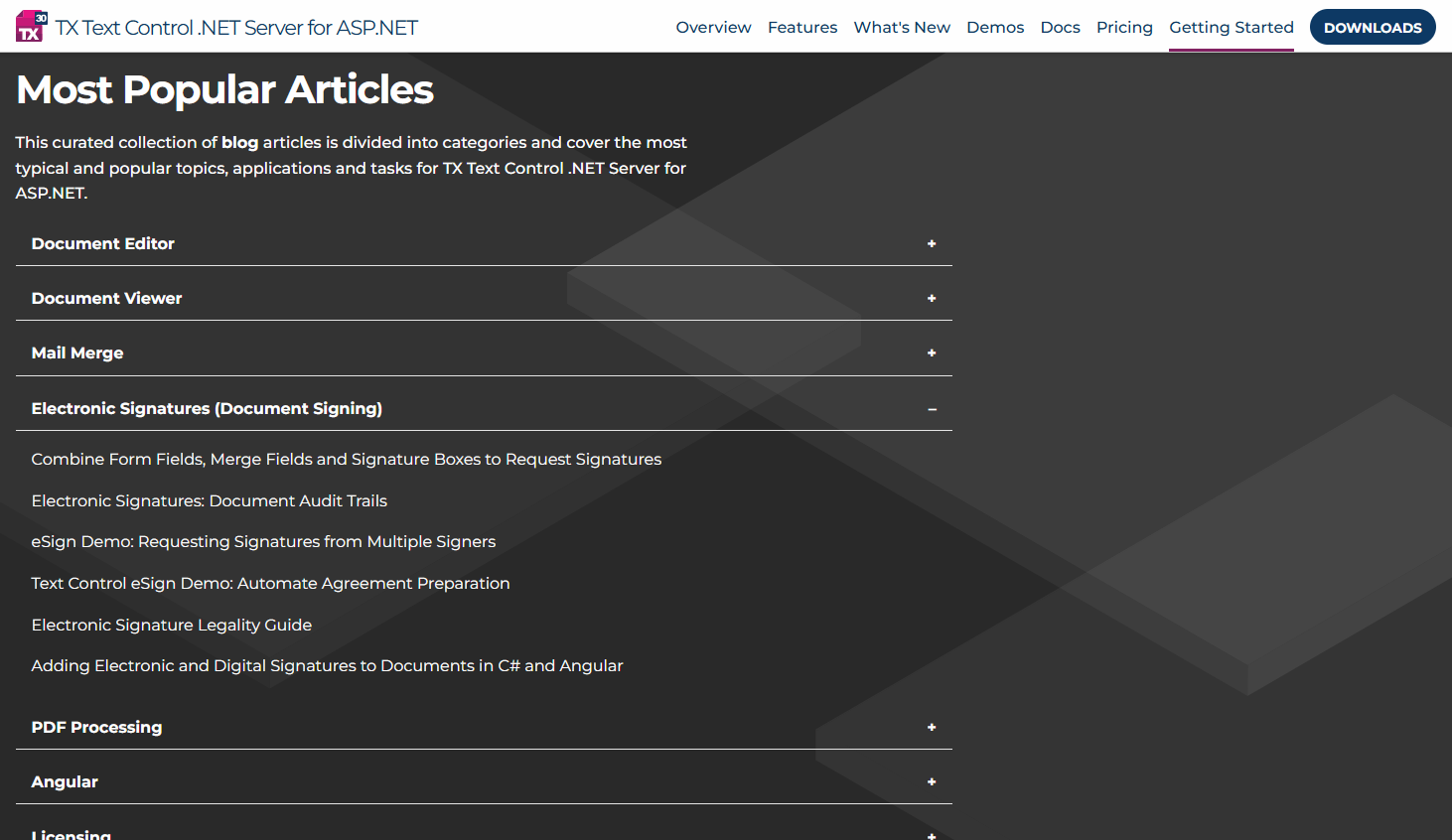 TX Text Control Getting Started University
