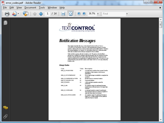 Text Control