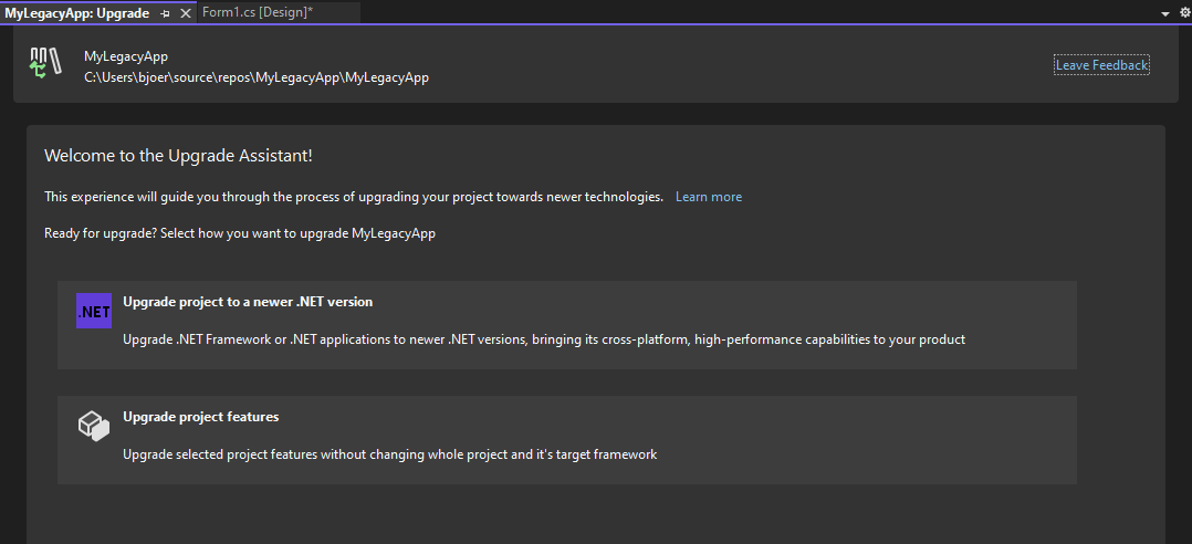 Windows Forms Application