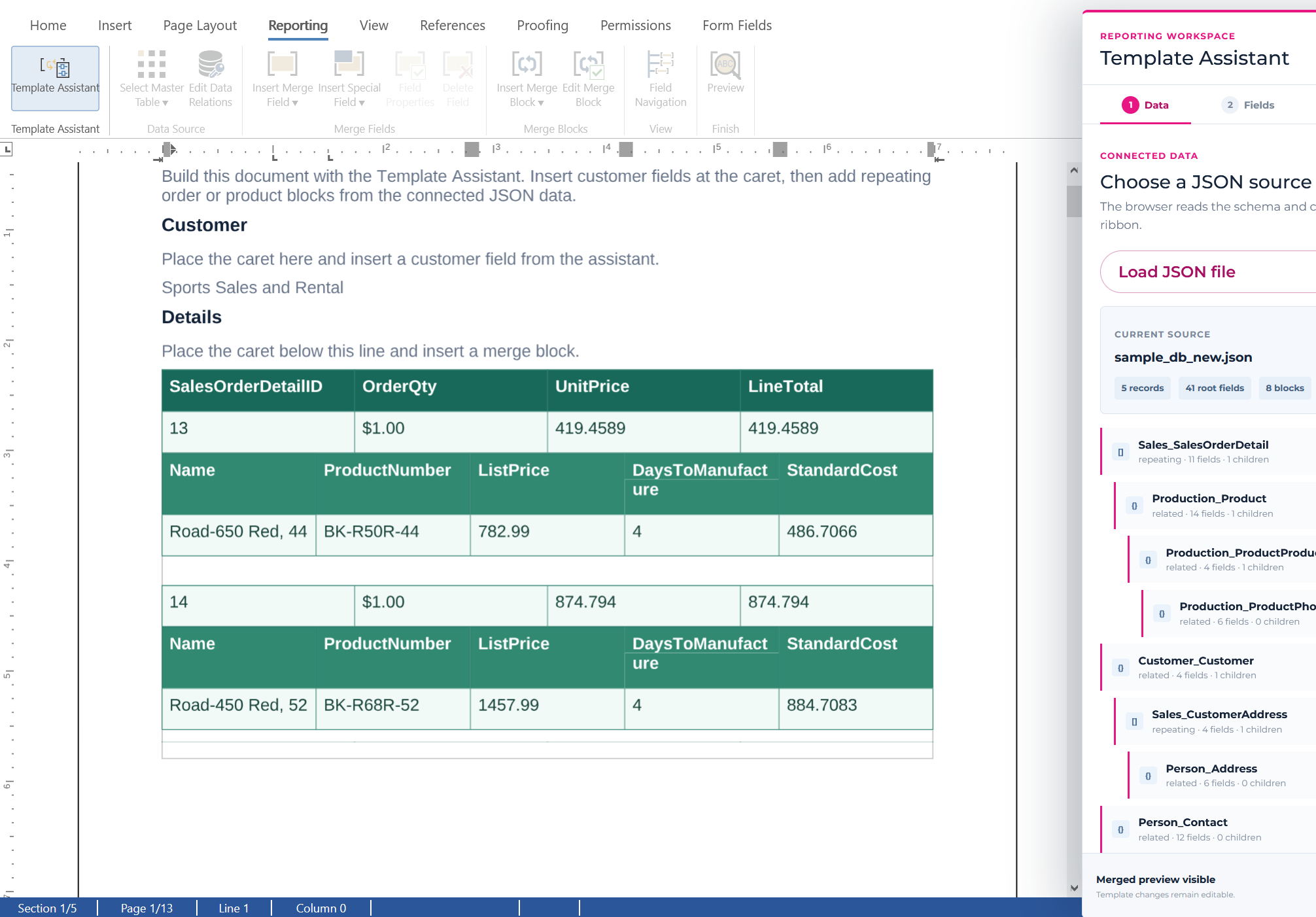 Mail Merge Template Assistant Preview Mail Merge Template Assistant Preview