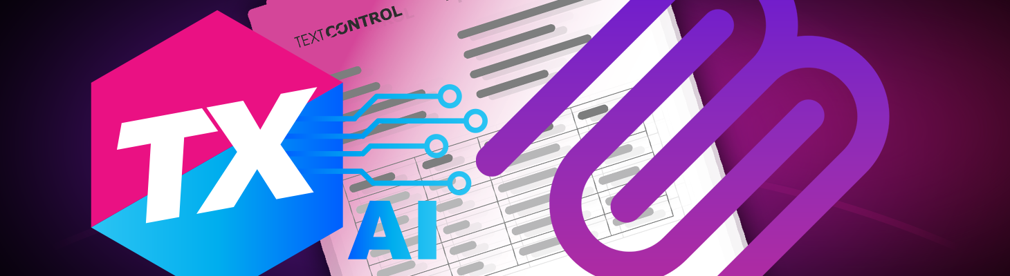 AI Natural Language Document Generation with MCP and TX Text Control .NET