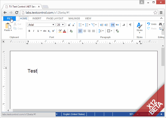 TX Text Control .NET Server for ASP.NET TX Text Control .NET Server for ASP.NET