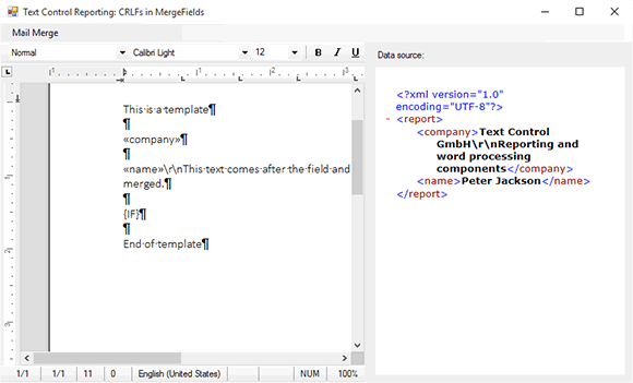 MailMerge: MergeFields with CRLFs MailMerge: MergeFields with CRLFs
