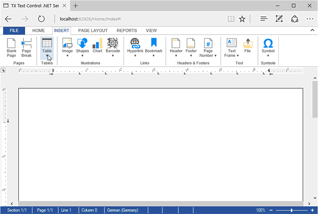 MVC: Replace the ribbon table menu with a quick insert table drop-down MVC: Replace the ribbon table menu with a quick insert table drop-down