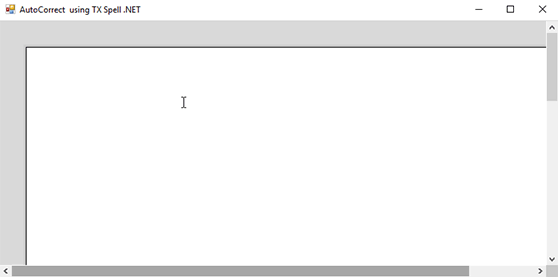 AutoCorrect using TX Text Control and TX Spell .NET AutoCorrect using TX Text Control and TX Spell .NET