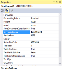 Web Forms settings Web Forms settings