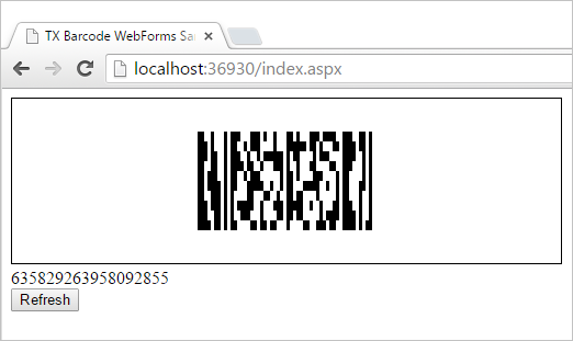 Rendering barcode objects in ASP.NET Rendering barcode objects in ASP.NET