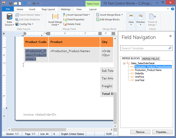 TX Text Control .NET for Windows Forms TX Text Control .NET for Windows Forms